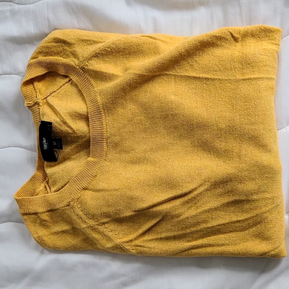 Mossimo Yellow Knit Sweater